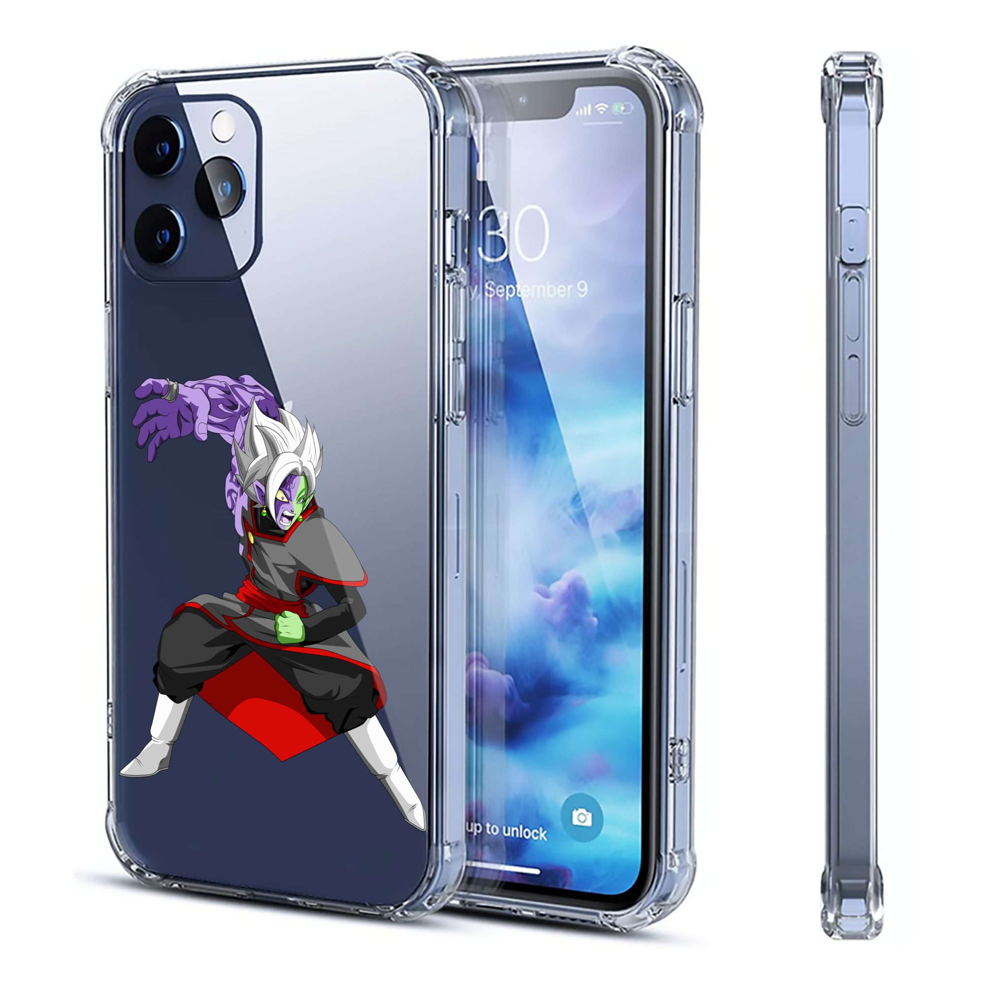 （画像用） ドラゴンボール ベジット DRAGON BALL Vegetto 【iPhone 12シリーズ対応】透明スマホケース（クリアソフトケース）
